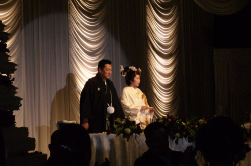 2007年2月3(土)大西様結婚式です。